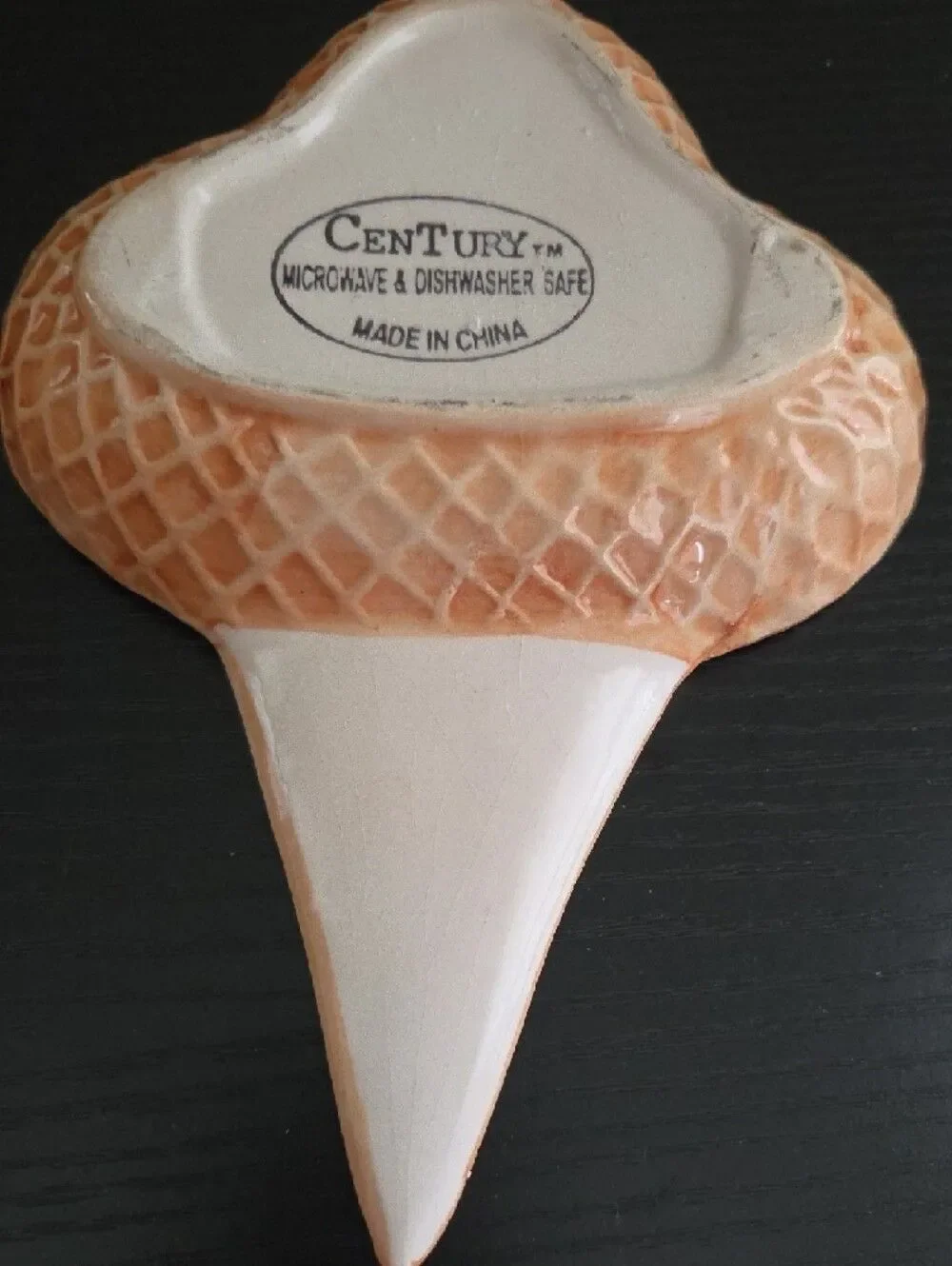 Vintage Ice Cream Cone Ceramic Small Dishes/Trinket Dish